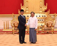 Indonesian Foreign Minister meets Myanmar president in Naypyidaw
