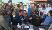 Hun Sen reassures displaced they will return home; dubs shelter the ‘Waiting Village’