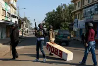 Protester shot at demonstration against US Ebola facility in Kenya