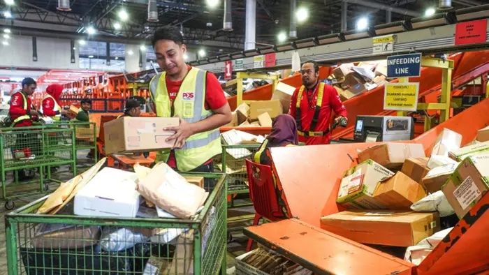 The national postal service provider said all courier servic