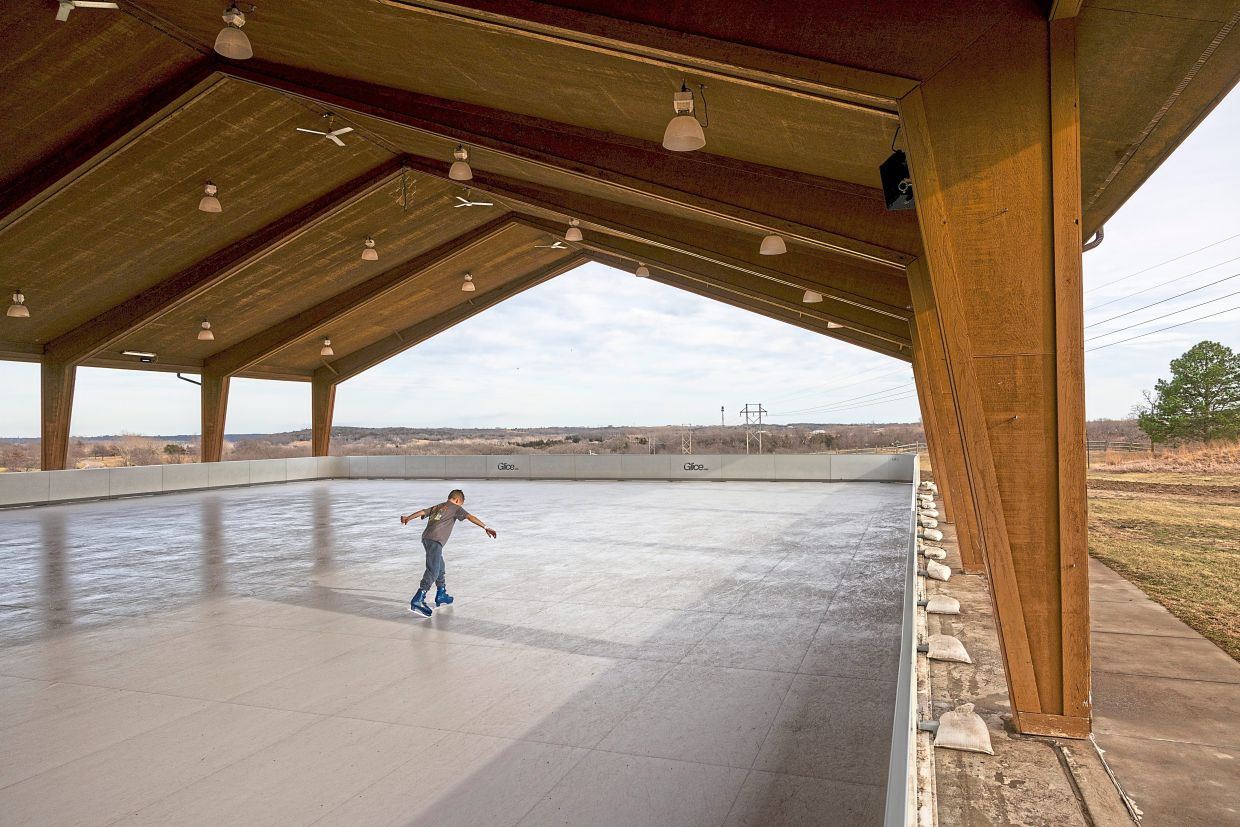 Warming temperatures and ageing rinks, which can leak danger
