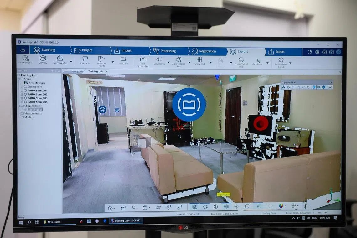 On June 8, the police gave a media demonstration of how such tools are being used to solve complex cases and train forensic specialists. - ST/ANN