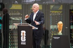 Soccer-FIFA chief warns LA of World Cup 'happy barbarians'