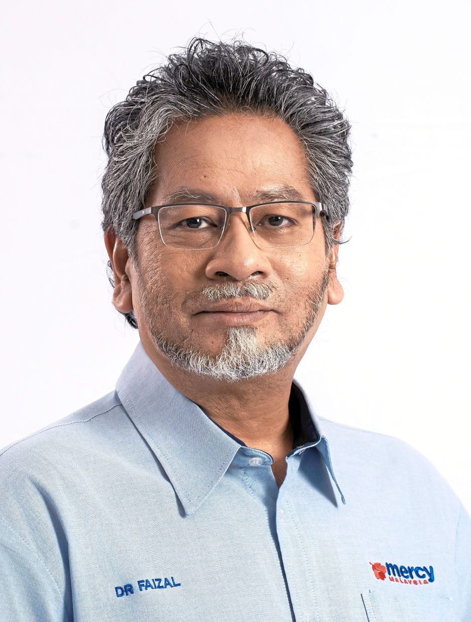 President of Mercy Malaysia Dr Faizal. — Photo courtesy of Mercy Malaysia