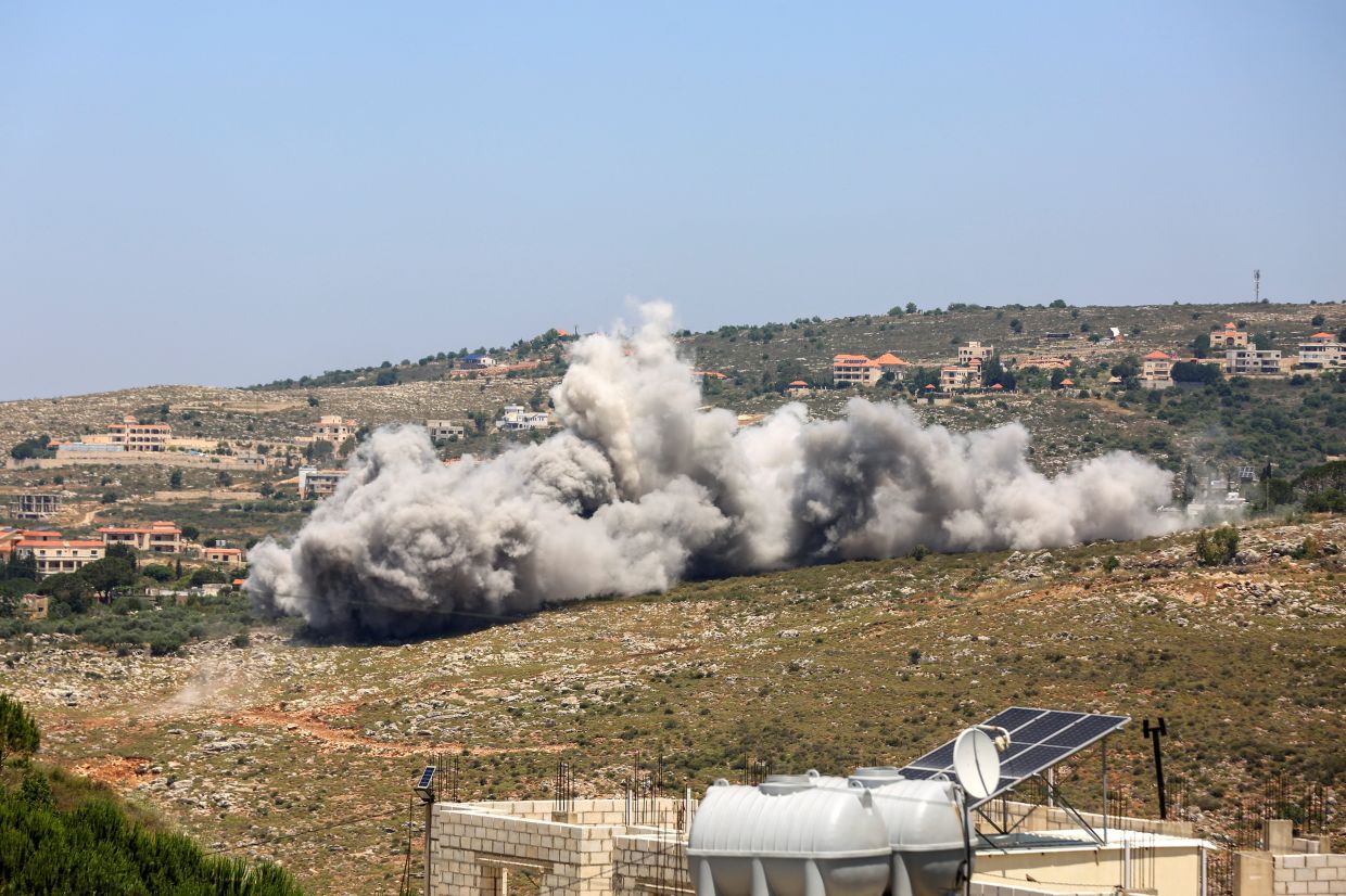 Khaled said the airstrike took place near a Malbatt 850-13 l