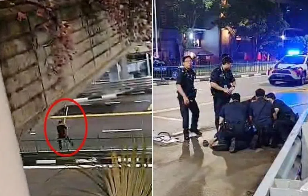 The police said suspected drug paraphernalia and sleeping pi