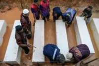 Remains of 27 Rohingya victims from last year's boat capsize incident buried in Pokok Sena