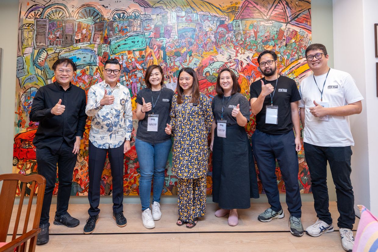 MAW 2026 was officiated by Yeoh (centre), who is pictured with (from left) UR-MU founder Dr Tan Loke Mun, Koh, architect Yong Leng Chee, Wong, Afi and Beh. Photo: Irvin Seow