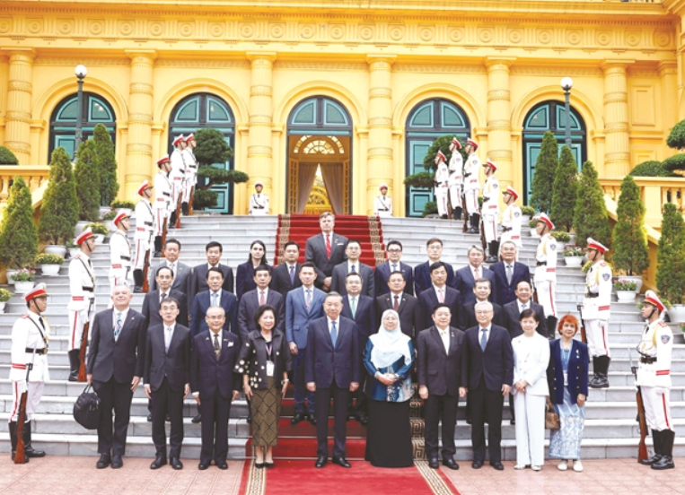 The meeting took place as Asean began implementing the Asean