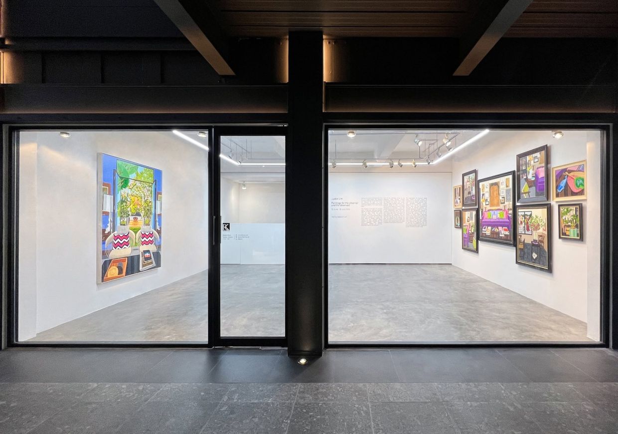 Built around two main paintings, Justin Lim's first Kuala Lumpur exhibition in seven years turns a close eye on the often-overlooked details of domestic life. It is showing at the new Richard Koh Fine Art space in Bangsar. Photo: Richard Koh Fine Art