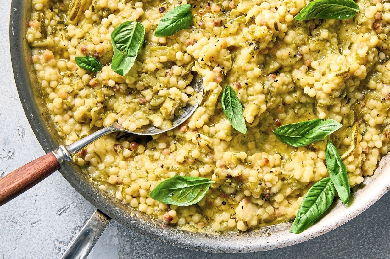 Creamy Lemon Zucchini Pasta concentrates zucchini's sweet and mild flavour.