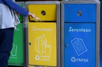Recycling bins in malls is great, but streamlining the process will ease users