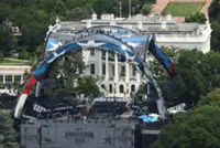 Trump's grand sporting season begins with UFC fights on White House lawn