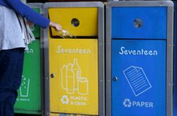 Recycling bins in malls is great, but streamlining the process will ease users