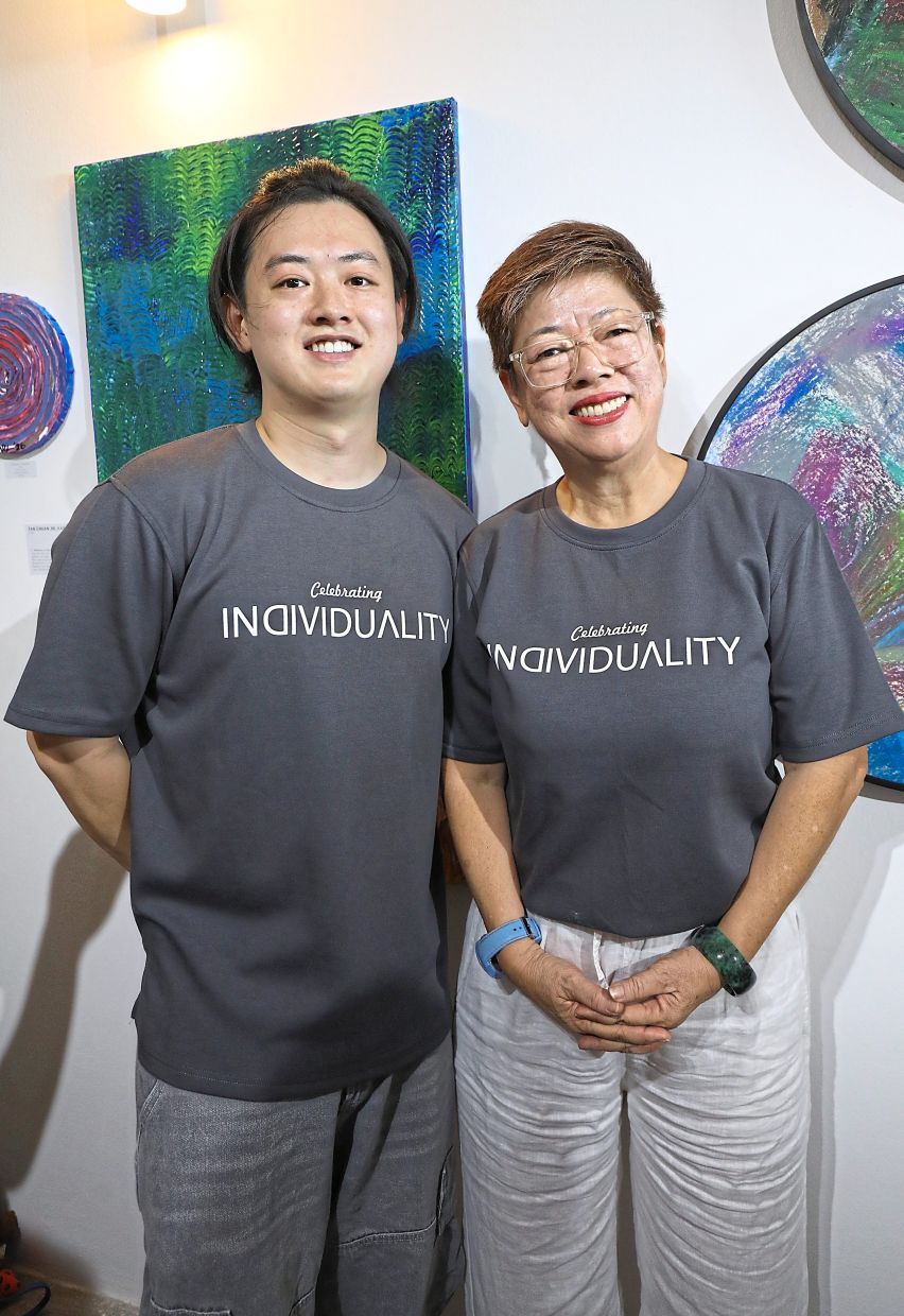 Teresa (right), pictured with Keith, says the event is a tribute to artists who offer a perspective that is unfiltered, honest and entirely their own.