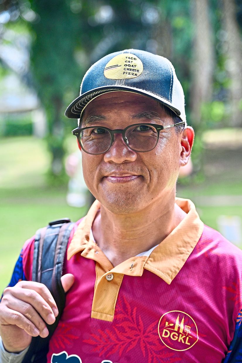 Ong says beginners usually use borrowed equipment.
