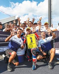 High five for Hafizh as he blazes track in ARRC again