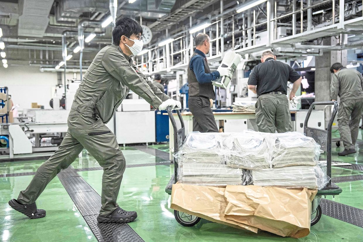 Kyoto Shimbun Printing’s services have been used by artists ranging from teenagers to those in their 70s. Photo: AFP