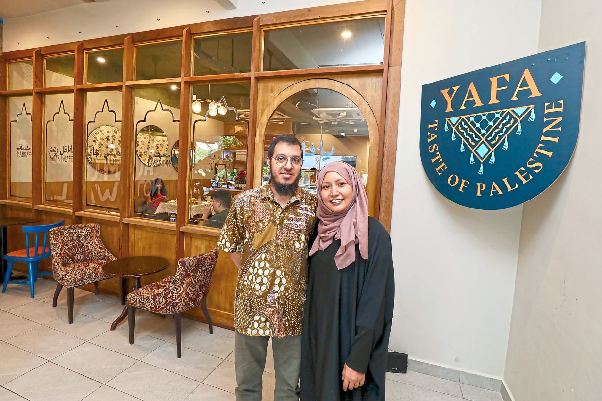 Ahmad and Zara are the couple behind Yafa, which serves the delicious Palestinian food of Ahmad’s homeland.