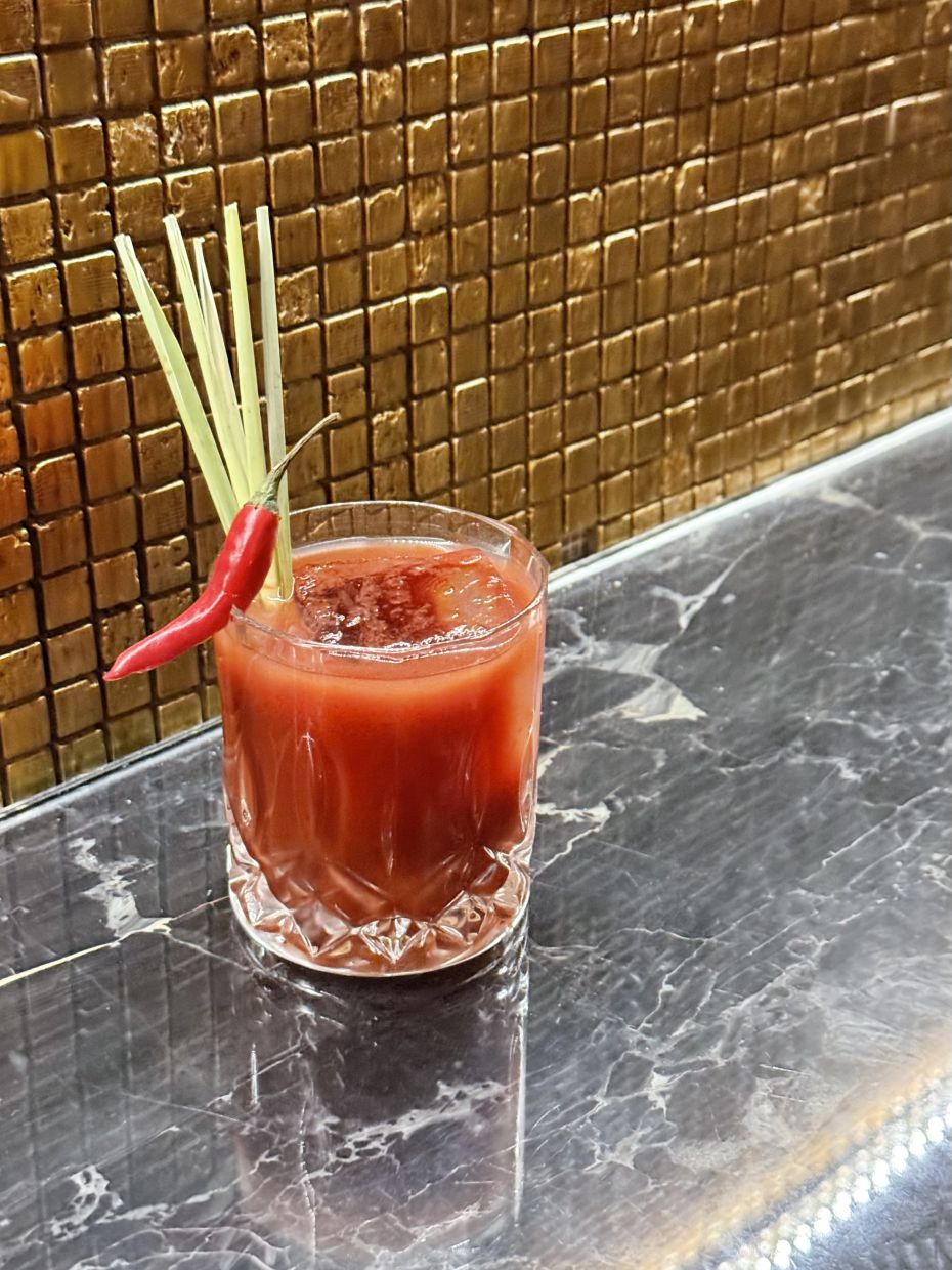 The Chilli Padi Mary really ups the spice.