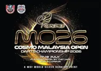 Expect the best darters from the region at the 12th Cosmo Malaysian Open Darts from July 17