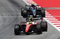 Motor racing-Hamilton takes first win for Ferrari to end Antonelli's run