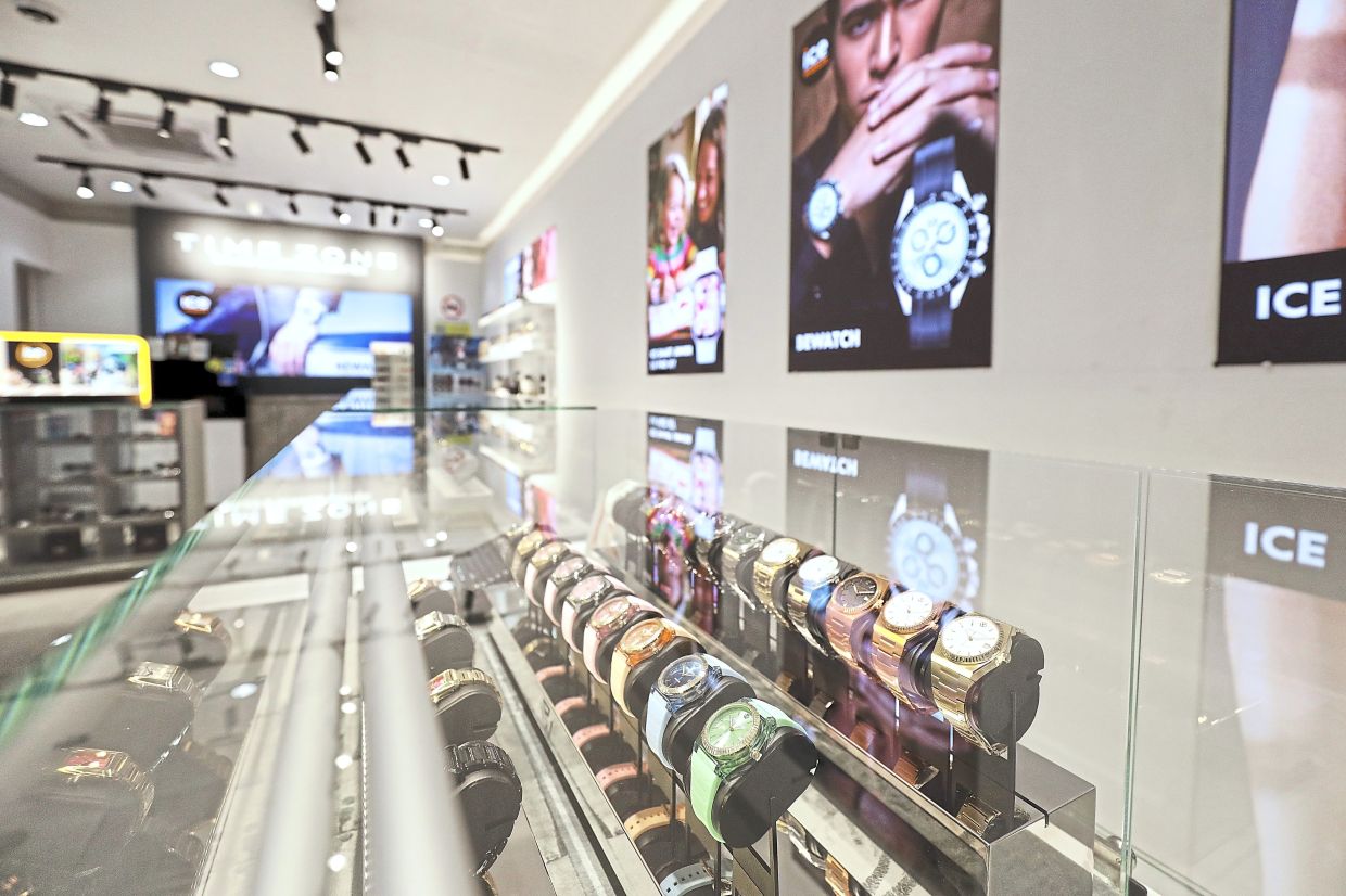 At the Ice-Watch Bewatch launch at Time Zone in Ampang, Selangor. — YAP CHEE HONG/The Star