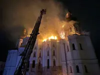 Russia says it did not strike Kyiv monastery, says a U.S.-made Patriot air defence missile did