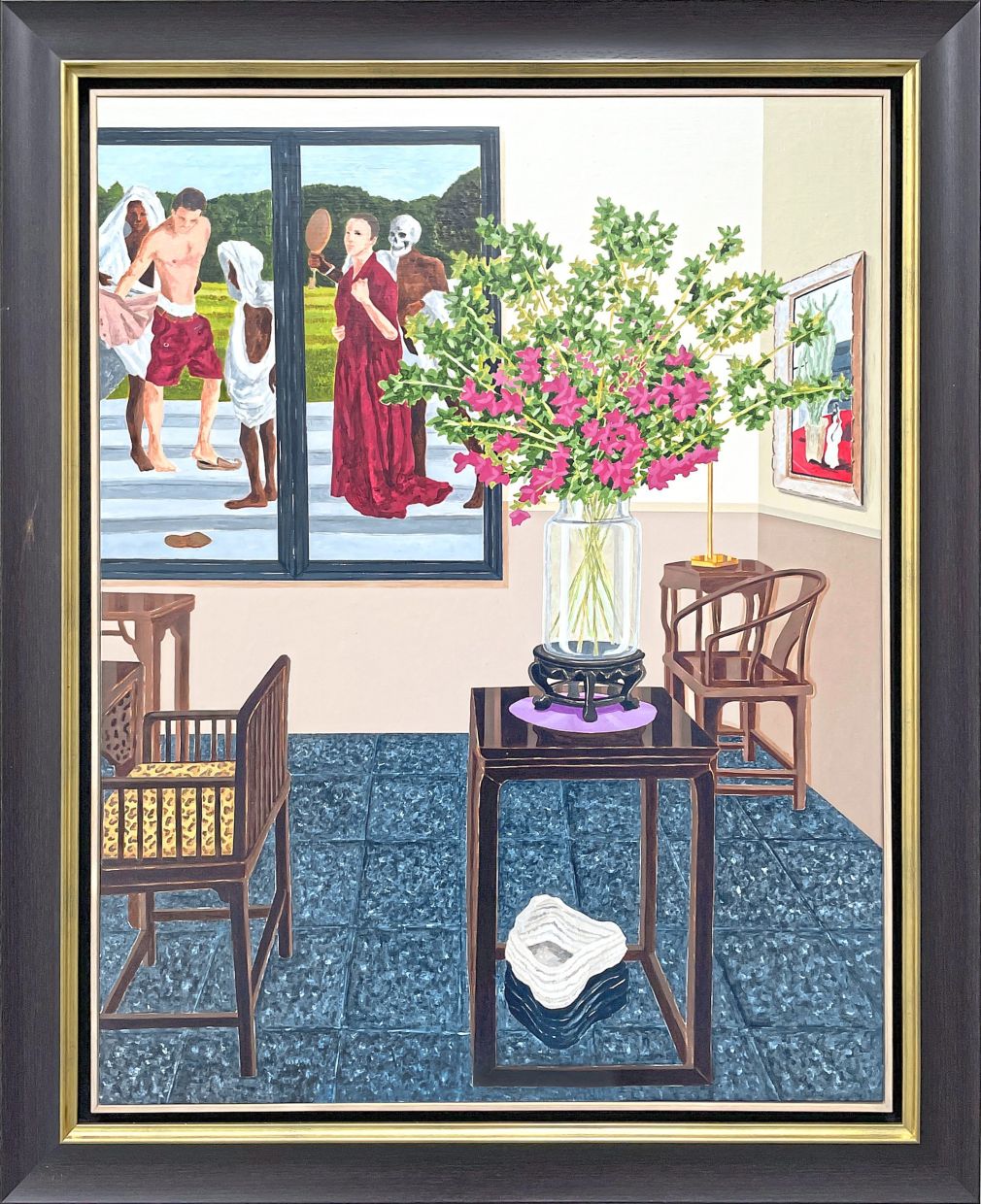 Lim’s 'Every Journey Will Have Its Ups And Downs. As Long As We Get There, It Is Fine With Me' (acrylic on canvas, 2026). — Richard Koh Fine Art