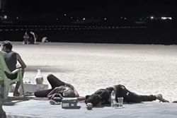 Homeless people seek shelter on Thailand’s Pattaya Beach, raising tourism image concerns