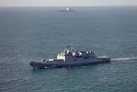 Russian frigate fires warning shots near UK waters to avert yacht collision
