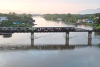 Sunken Death Railway depot rises