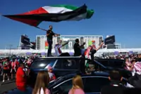 Soccer-Road-tripping Jordan fans hail World Cup debut