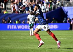 Soccer-Mbappe becomes France's record scorer with two goals at World Cup