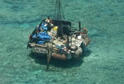 Philippines says floating platform removed from Scarborough Shoal