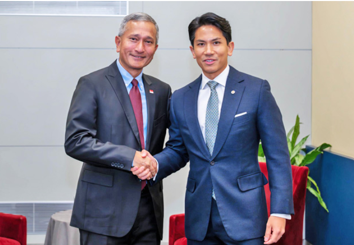 Brunei's Prince Mateen meets Singapore minister in Russia