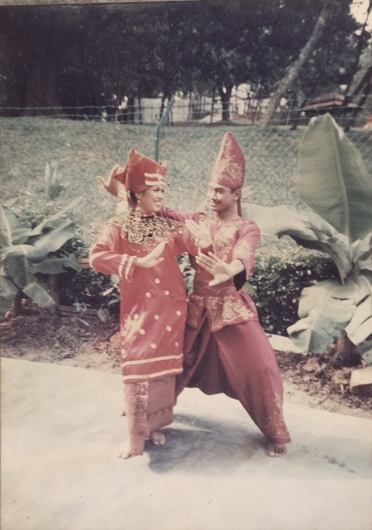 By the late 1990s, Zulfahmi (right) became part of DBKL's performing artists group. Photo: Zulfahmi Marzuki