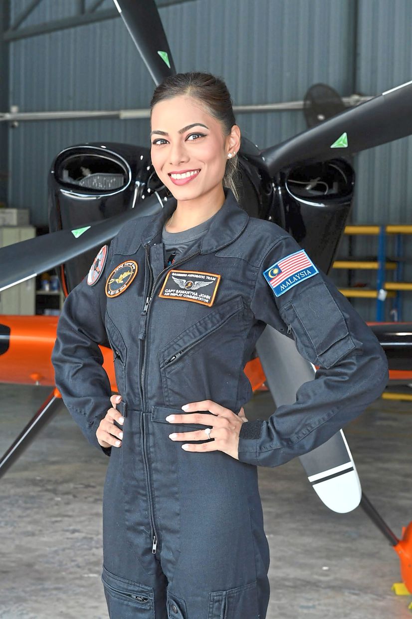 'No matter how high you fly, it’s important to stay grounded and never forget where you came from,' says Samantha.