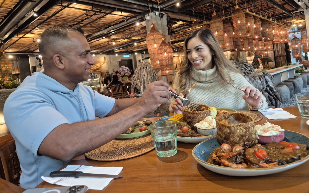 Despite busy schedules and different cities, John and Samantha cherish time together, bonding over shared stories and their love for aviation. Photo: The Star/Sheela Chandran