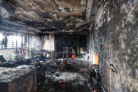 Two people rescued from burning HDB flat in Singapore's Jurong West