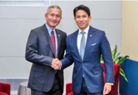 Brunei's Prince Mateen meets Singapore minister in Russia