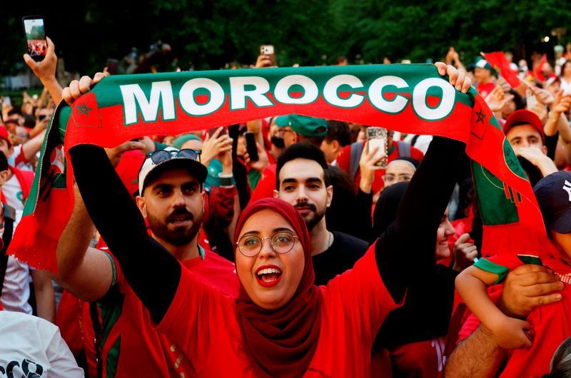Soccer-Strugglers no more: Morocco fans brimming with pride at being part of World Cup elite