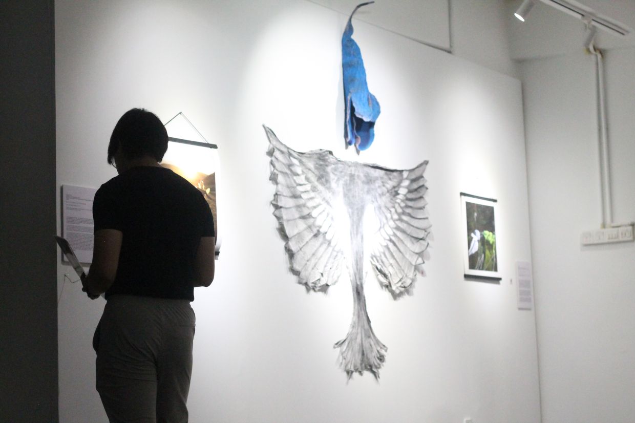British scientist and photographer Pearl uses surreal photography to spotlight environmental issues. Her work 'Phenology I – The Spring That Left The Birds Behind' explores how climate change disrupts migratory species and feeding patterns. Photo: The Star/M. Irsyad 
