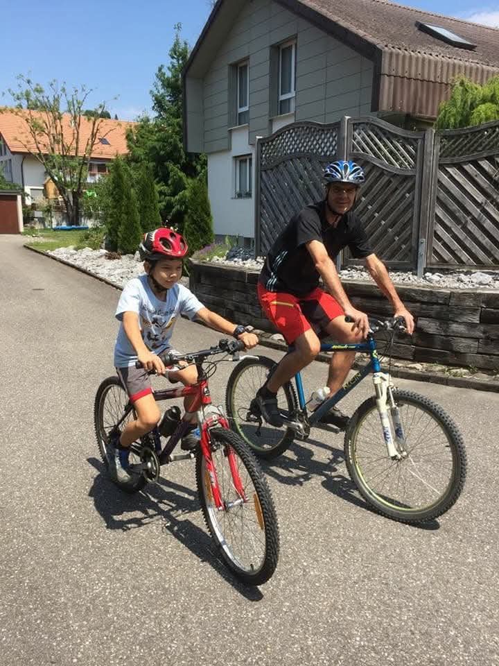 Dieter and his father when the latter was still a young boy.