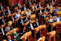 Soccer-Norwegian parliament gets behind World Cup team with fans' Viking rowing display