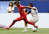 Soccer-Swiss wonderkid Manzambi dazzles in World Cup win