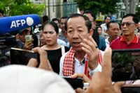 Cambodian court suspends prison sentence on opposition politician but upholds ban