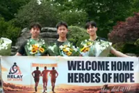 Three Singaporean friends raise over S$44,000 for cancer research by running relay for 10 days in China