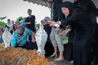 Nancy Shukri's husband laid to rest in Kuching
