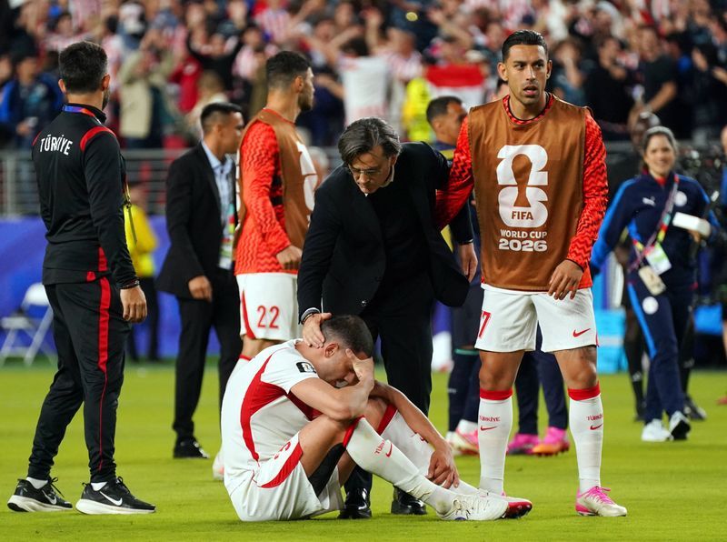 Soccer-Turkey coach laments early exit but says players showed heart and soul